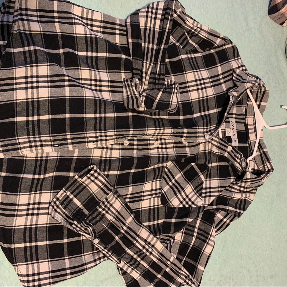 Black and White Flannel